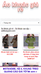 Mobile Screenshot of aokhoacgiare.com